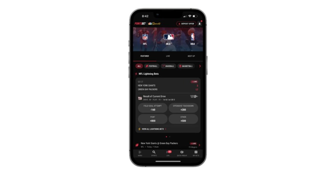 PointsBet Unveils New NFL Live Betting Feature 