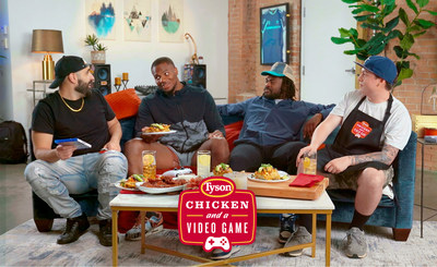 Tyson® brand partners with Gaming Community Network on limited series, Chicken and a Video Game, featuring top professional athletes.