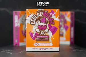 LePow Extracts Debuts New Cereal Killaz Chocolate Bars, Premium Edibles Infused with Full-Spectrum RSO