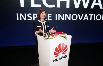 Jacqueline Shi, President of Global Marketing and Sales Service, Huawei Cloud (PRNewsfoto/Huawei)