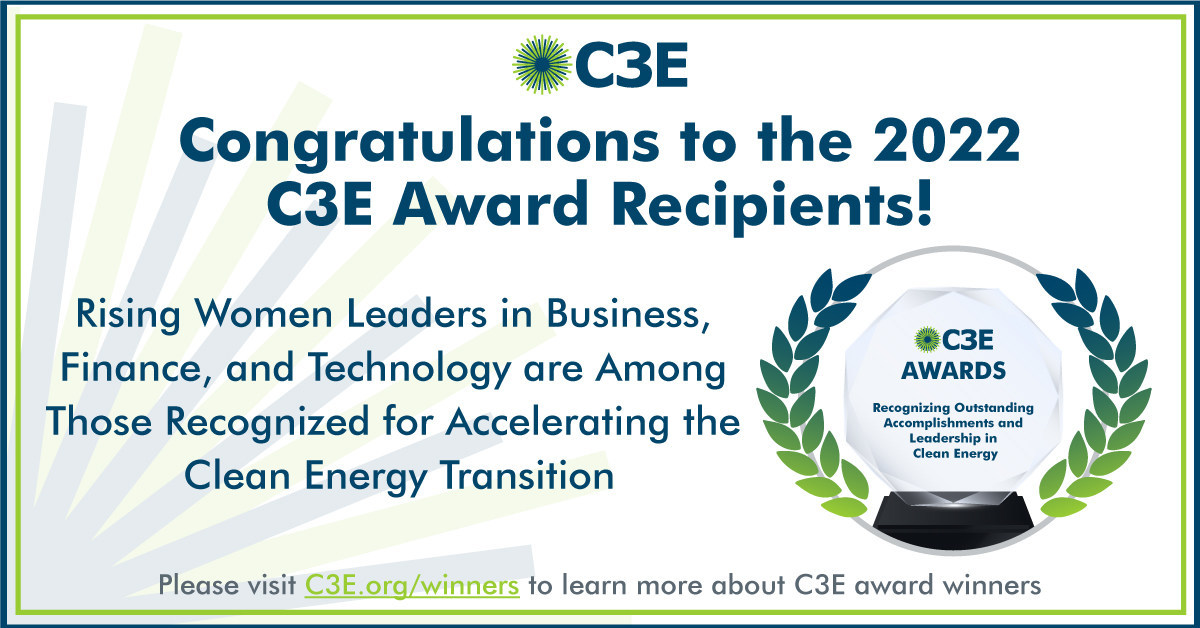C3E Congratulates 2022 Clean Energy Education & Empowerment Award Winners