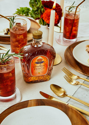 In collaboration with Crown Royal Peach and Social Studies, Henry sought to empower and inspire stylish yet easy gatherings for the fall.