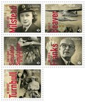 Canadians in Flight stamps celebrate leadership in aviation and aeronautics technology, innovation