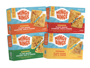 MingsBings™ and JUST Egg™ Launch Four New Plant-Based Breakfast Bing Pockets