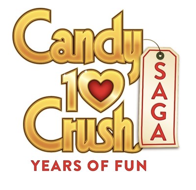Candy Crush Saga celebrates 10 years of fun in 2022 (PRNewsfoto/King)