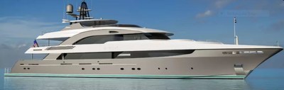 168' Trinity Yacht Rendering