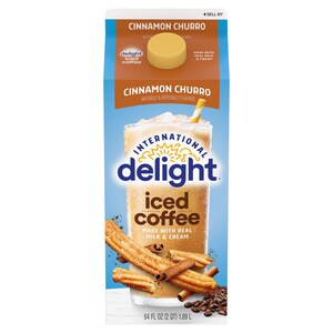 INTERNATIONAL DELIGHT ICED COFFEE LAUNCHES NEW CINNAMON CHURRO FLAVOR INSPIRED BY THE POPULAR DESSERT