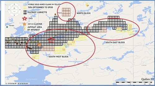 SPOD LITHIUM PROVIDES UPDATE ON OPTIONED VISIBLE GOLD MINES MEGALI LITHIUM PROJECT (CNW Group/Visible Gold Mines Inc.)