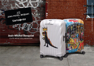 Samsonite colabora com a Propriedade de Jean-Michel Basquiat