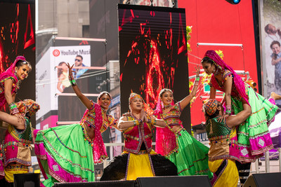 Celebrating Diwali festival in Times Square along with India's 75th Independence Day with 60-plus performers