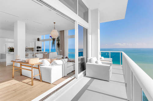 A Miami Beach penthouse currently listed by Fortune International Realty, the newest affiliate of the Christie’s International Real Estate global luxury property network.