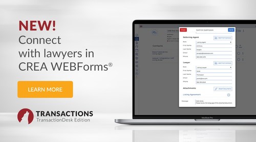 Connect with attorneys at CREA WEBForms®