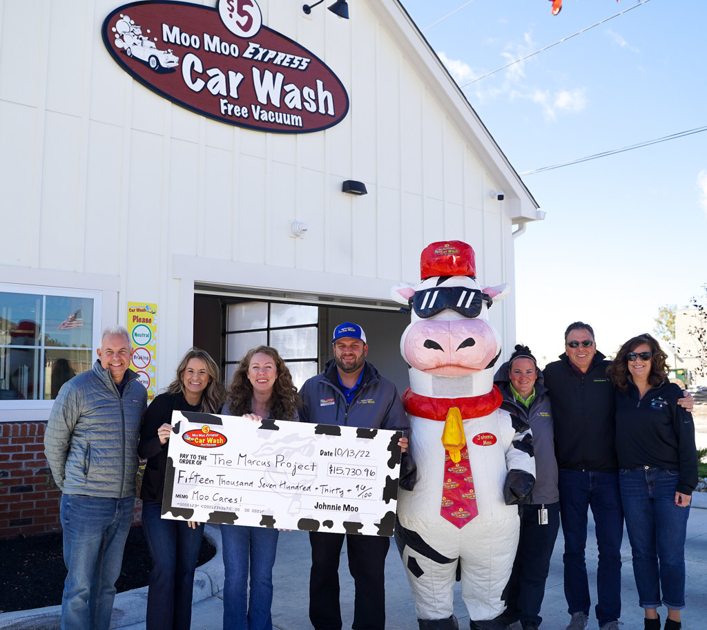 Moo Moo Express Car Wash 24th Central Ohio Grand Opening Raises over $15,000 for The Marcus Project