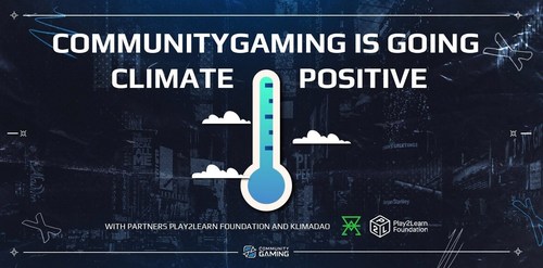 COMMUNITY GAMING GOES CLIMATE POSITIVE WITH PARTNERS PLAY2LEARN FOUNDATION AND KLIMADAO