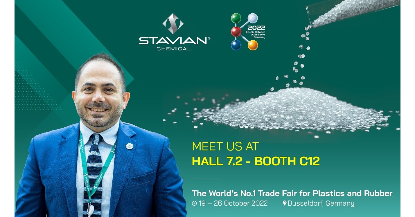 Stavian Chemical leads the way with the 'One-Stop Shop' solution for the global plastics industry at K 2022