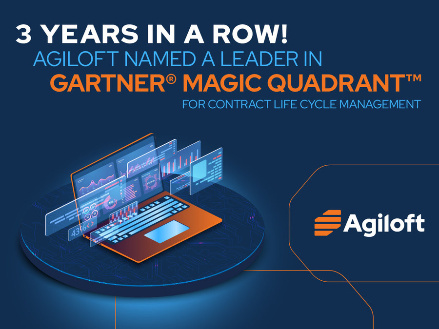 Agiloft Named a Leader in 2022 Gartner® Magic Quadrant™ for Contract Life Cycle Management for Third Year in a Row - Vimarsana News