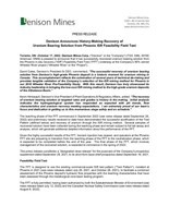 Denison Announces History-Making Recovery of Uranium Bearing Solution from Phoenix ISR Feasibility Field Test (CNW Group/Denison Mines Corp.)