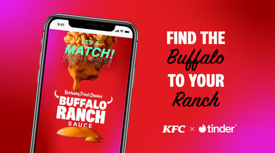 KFC is collaborating with Tinder® to help saucy singles meet the buffalo to their ranch. After taking a “What’s Your Sauce Style?” quiz on Tinder to uncover just how deep their love for dipping Buffalo Ranch goes, Tinder users can enter for a chance to win a VIP backstage experience with 3X GRAMMY-nominated superstar, Jack Harlow.