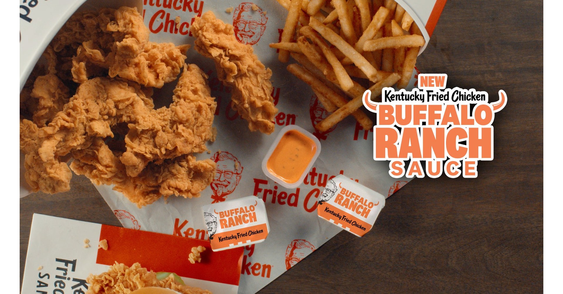 It S A Match Kfc S New Buffalo Ranch Sauce Pairs Perfectly With Its Finger Lickin Good Fried