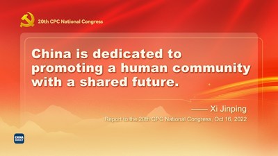 A highlight from the report delivered to the 20th National Congress of the Communist Party of China on Sunday, Oct 16, 2022. [Photo/chinadaily.com.cn]