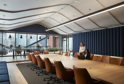 Crain's Chicago Business has chosen TAG - The Aspen Group headquarters as one of its Coolest Offices for 2022. The office space spans eight floors and 200,000 square feet, making it one of Chicago's largest corporate office spaces. Each floor features flexible working options, from individual workspaces to communal tables and meeting rooms to quiet rooms. (Image credit: Perkins&Will for The Aspen Group)