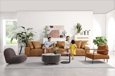25Home.com's air leather pad sofa, superb quality but fair price