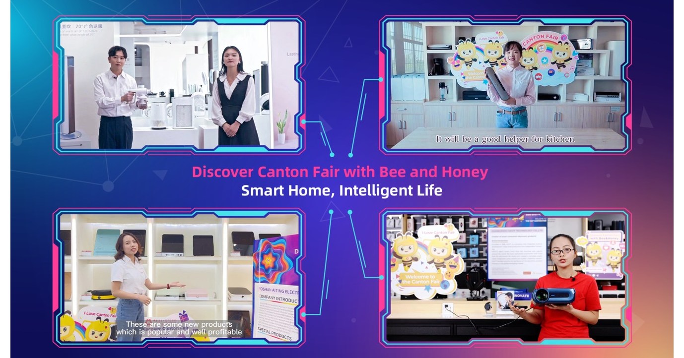 Die 132. Kanton-Messe veranstaltet erste virtuelle Tour mit den Maskottchen Bee und Honey