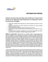 Albireo annonce des données positives à l’issue de la phase III sur Bylvay® (odevixibat) pour le traitement contre le syndrome d'Alagille
