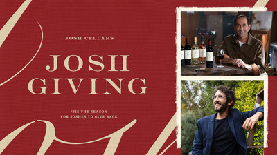 Josh Cellars and Josh Groban join forces to give back this Thanksgiving season.