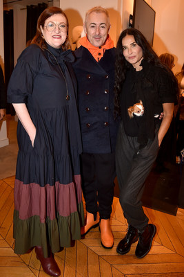 NEW YORK, NY - OCTOBER 13: Glenda Bailey, Alan Cumming, and Demi Moore attend the Peruvian Connection x Glenda Bailey Launch at the brand's pop-up at 1070 Madison Avenue. (Photo by Patrick McMullan/PMC/PMC)