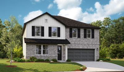 The Tourmaline is one of seven inspired Richmond American floor plans available at Seasons at Calumet in Jarrell, Texas.