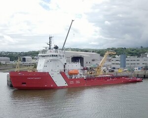 Canadian Coast Guard Ship Vincent Massey joins the icebreaker fleet