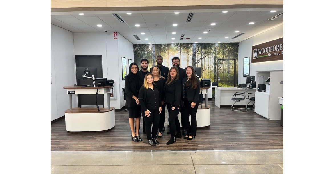 WOODFOREST NATIONAL BANK OPENS TWO NEW RETAIL BRANCHES IN FLORIDA