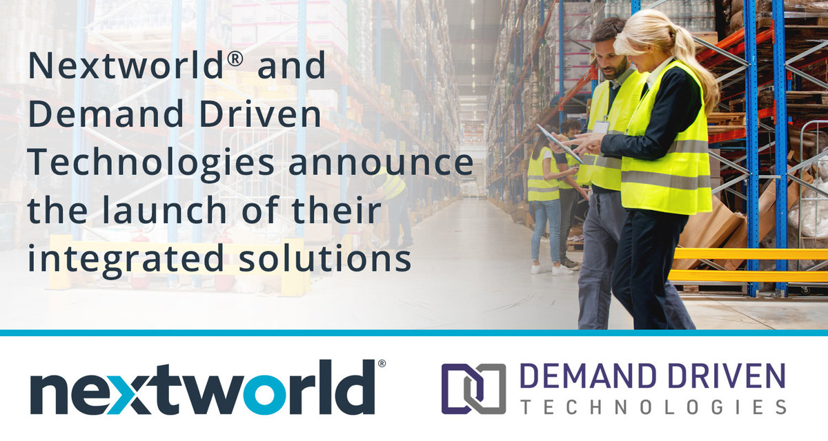 Nextworld® and Demand Driven Technologies announce launch of the Intuiflow Integration to provide the latest in Demand Driven Planning - Vimarsana News