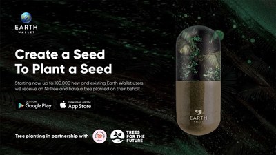 Earth Wallet releases NFTree Seed Program to Plant One Million Trees at Climate Change Forum