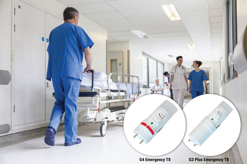 Hospitals Deploy Self-Testing Aleddra Emergency LED T8 Lamps