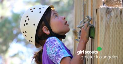 Girl Scout Rock Climbing