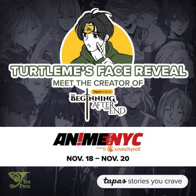 TBATE の作成者である TurtleMe は、2022 年の Anime NYC での顔検出のために Tapas および Yen Press と協力します