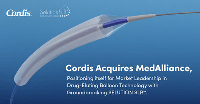 Cordis Acquires MedAlliance, Positioning itself for Market Leadership in Drug-Eluting Balloon Technology with Groundbreaking SELUTION SLR™