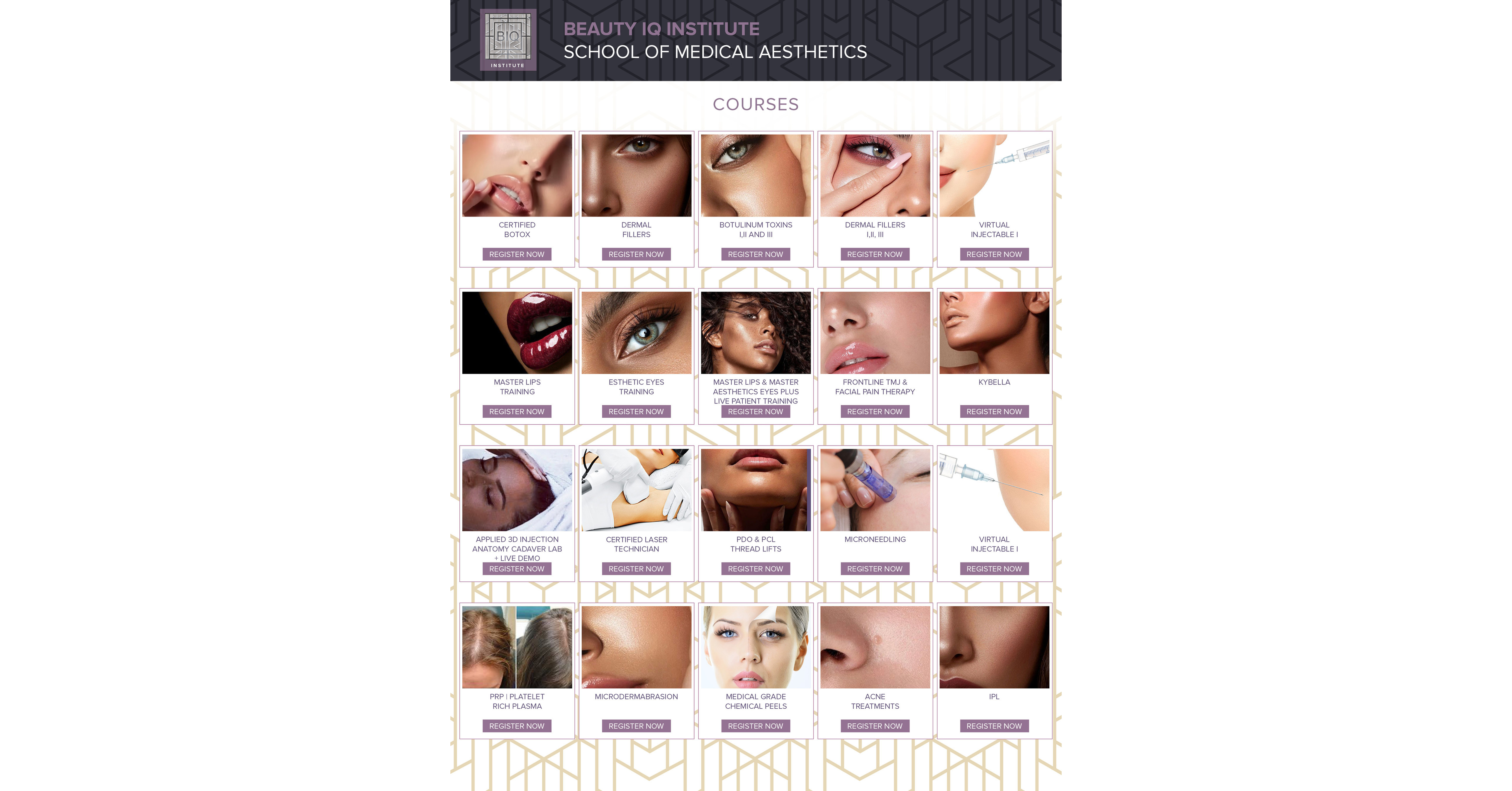 Beauty IQ Institute | The Future of Beauty Intelligence -- School of Medical Aesthetics Announces CME Advanced Medical Aesthetics Courses, Medical Conference and New Campus Locations