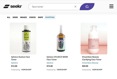 Seekr and Verishop announce multi-year agreement naming Verishop the initial shopping feed provider for Seekr. Shopping categories including beauty products, fashion and more.