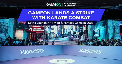 GameOn Lands a Strike With Karate Combat, to launch NFT Mint & Fantasy Game in 2023
