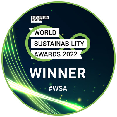 Diversey Announced as a Winner at the World Sustainability Awards 2022