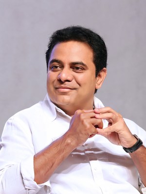 Mr. K.T. Rama Rao, Minister for Municipal Administration & Urban Development, Industries & Commerce, and Information Technology of Telangana