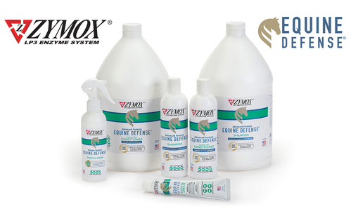 ZYMOX Equine Defense Enzymatic Dermatology Products for Chronic Hide and Hoof Conditions in Horses and Livestock