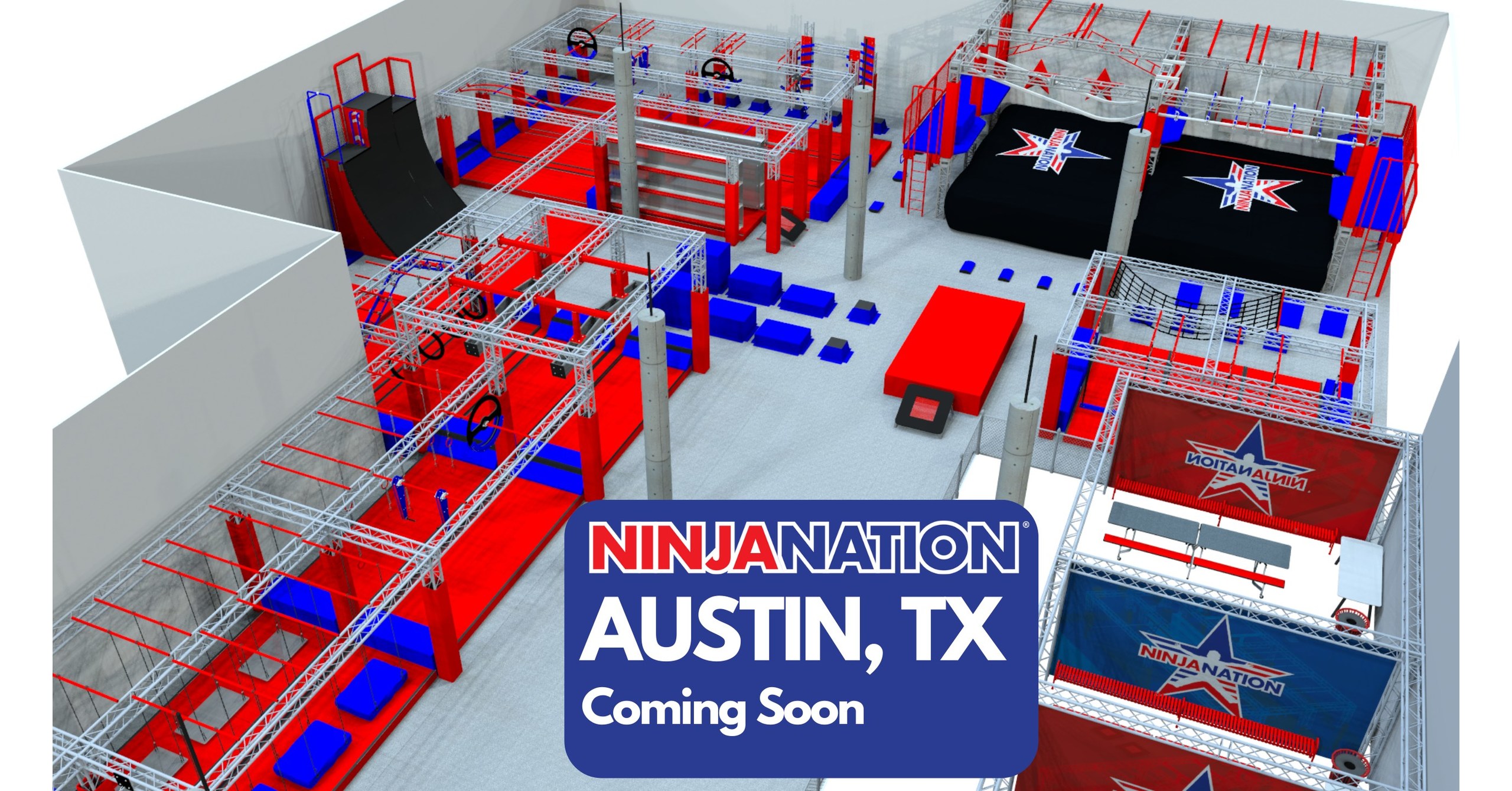 This huge floating obstacle course in Texas is like 'Ninja Warrior