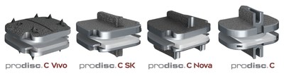 prodisc Cervical Portfolio of TDR Devices