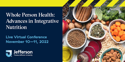 The Marcus Institute of Integrative Health announces their annual CME conference November 10-11, 2022, which will feature integrative nutritional approaches to advance outcomes and promote patient-centered care.