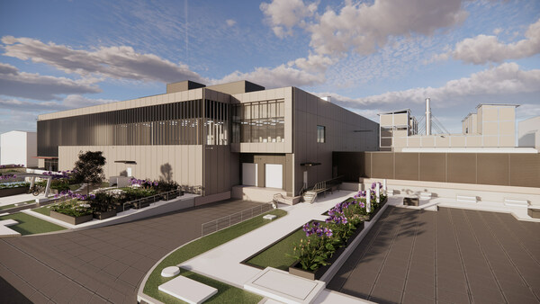 Rendering of Equinix BG2 International Business Exchange (IBX) in Bogota, Colombia