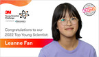 14-year-old from California named America's Top Young Scientist